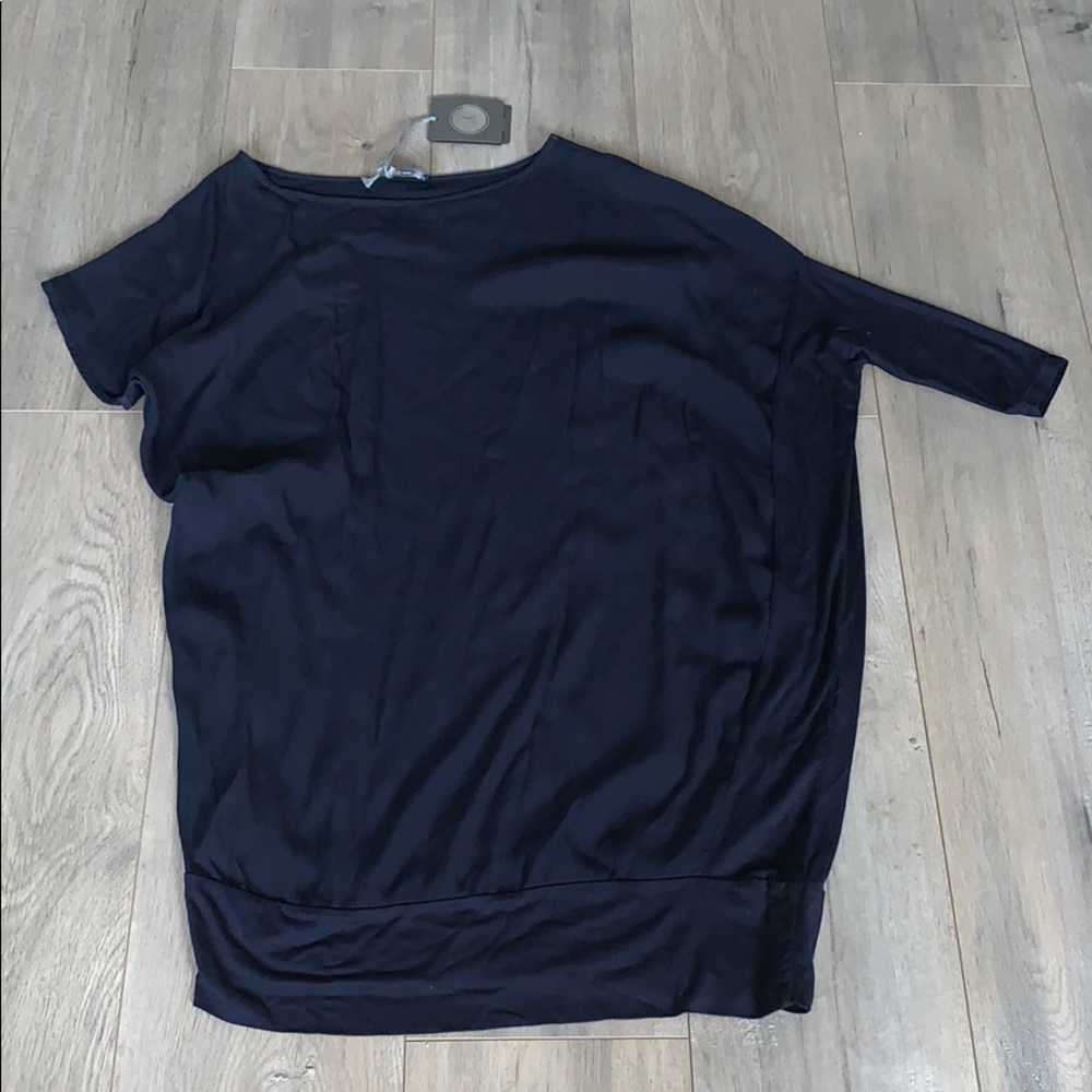 NWT ‘M Made in Italy Asymmetrical Navy shirt/dress